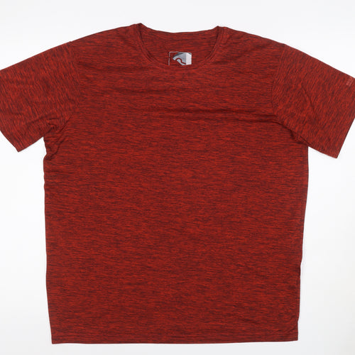 Regatta Men’s Red Marl M Basic Sports Quick Dry T-Shirt