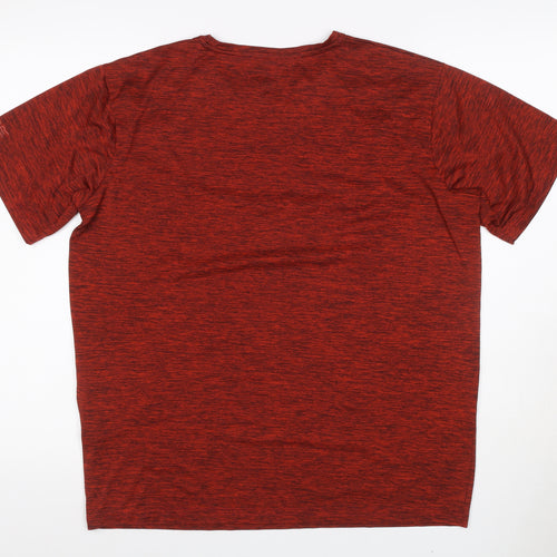 Regatta Men’s Red Marl M Basic Sports Quick Dry T-Shirt