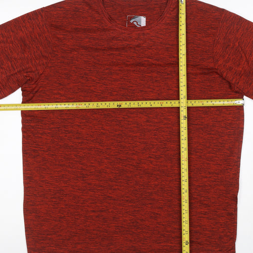 Regatta Men’s Red Marl M Basic Sports Quick Dry T-Shirt