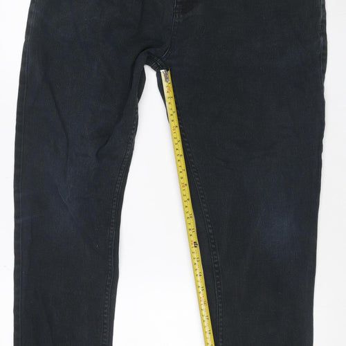 Denim Co. Men's Black W36 L30 Skinny Stretch Jeans