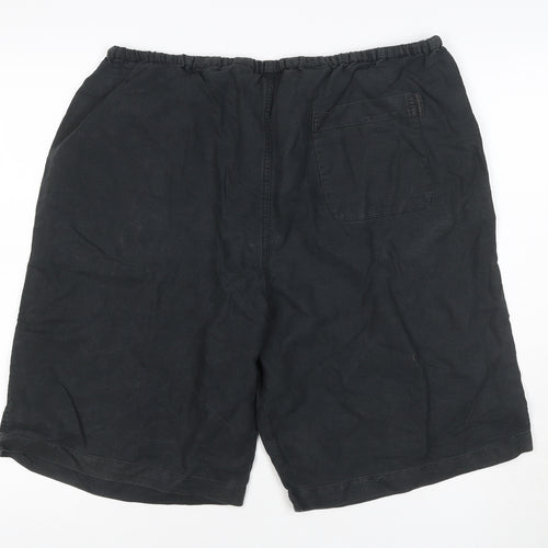 Calvin Klein Men’s Black L Cotton Drawstring Elastic Waist Shorts