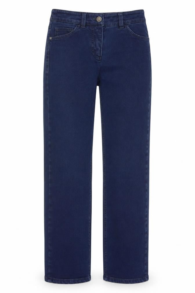 Front view of Best4me Women’s Blue, size UK 35 Slim, Straight Stretch Jeans