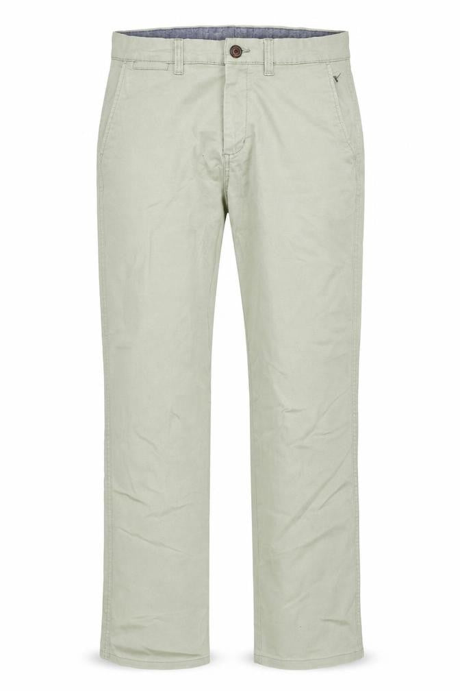George Men’s Green 32W 32L Stretch Khaki Straight Jeans
