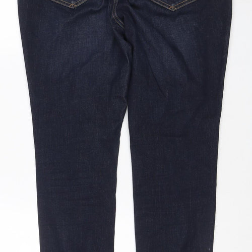 TU Women’s Blue Straight Leg Stretch Denim Jeans Size 16 Tall