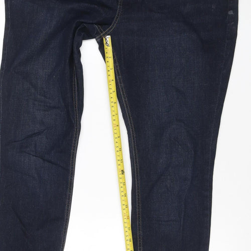 TU Women’s Blue Straight Leg Stretch Denim Jeans Size 16 Tall