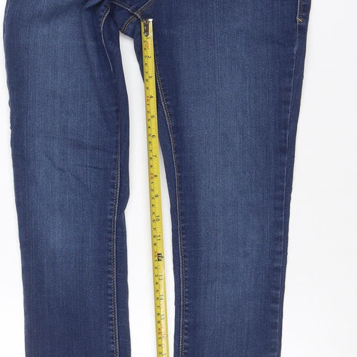 Dorothy Perkins Frankie Women’s Blue UK 10 Regular Skinny Stretch Jeans