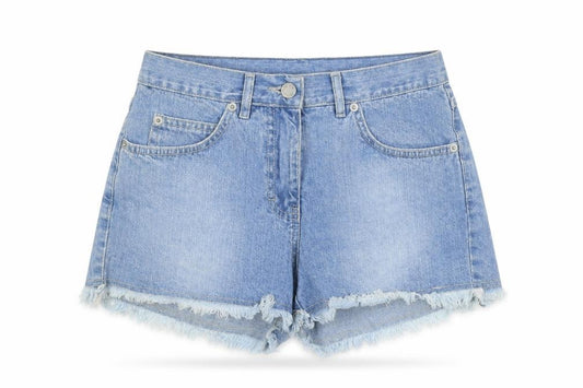 Bay Women’s Blue Size 10 High Rise Cut-Off Denim Shorts 100% Cotton