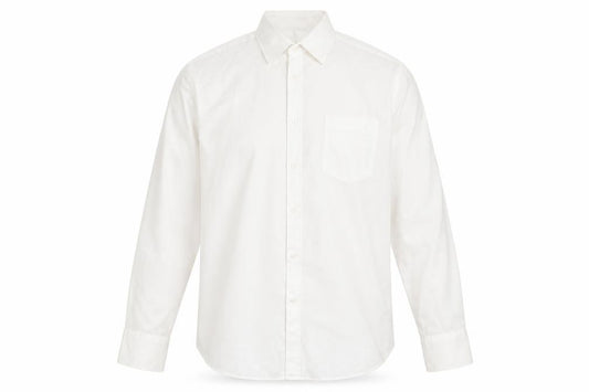 T&W Tailor & Wright Men’s Ivory 16.5 Regular Fit Formal Dress Shirt