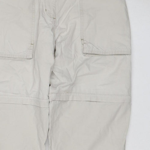 Peter Storm Women’s Beige Size 14 Convertible Cargo Trousers