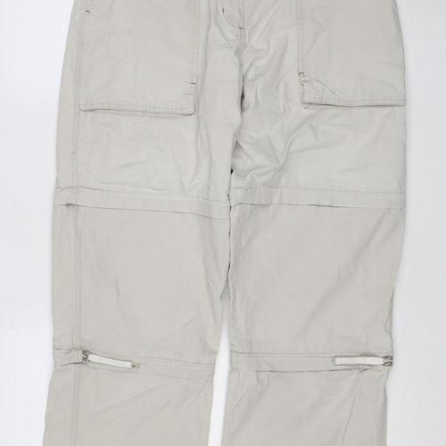 Peter Storm Women’s Beige Size 14 Convertible Cargo Trousers