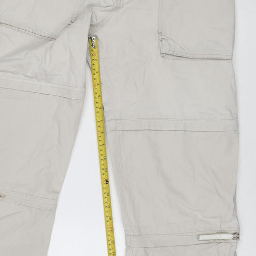 Peter Storm Women’s Beige Size 14 Convertible Cargo Trousers