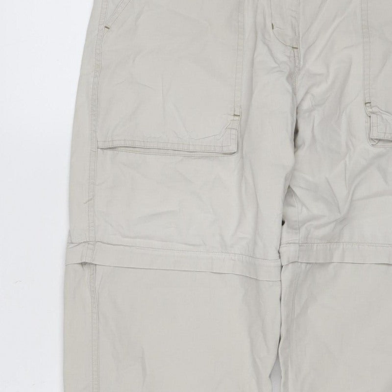 Peter Storm Women’s Beige Size 14 Convertible Cargo Trousers