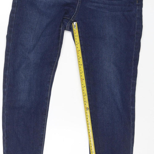 St Bernard Women’s Blue UK 14 Straight Stretch Dark Wash Jeans