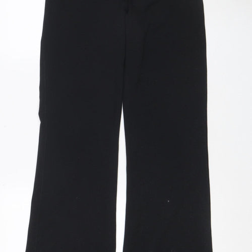 Adidas Women’s Black UK 12 Bootcut Stretch Gym Yoga Trousers