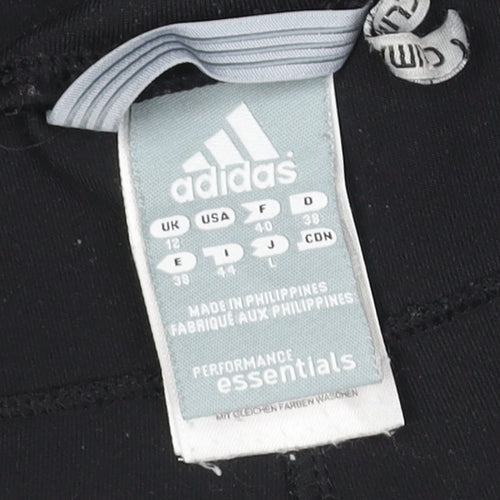Adidas Women’s Black UK 12 Bootcut Stretch Gym Yoga Trousers