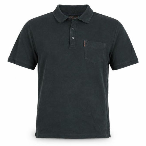 Ben Sherman Men's Dark Green L Cotton Short Sleeve Pocket Polo Shirt