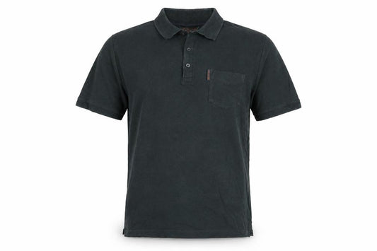 Ben Sherman Men's Dark Green L Cotton Short Sleeve Pocket Polo Shirt