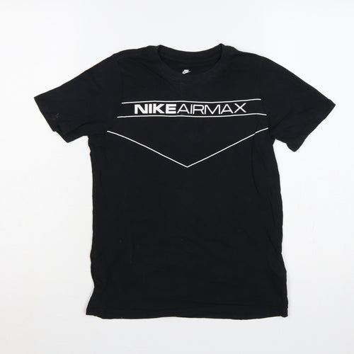 Nike Boys Black 10-12 Years Air Max Graphic Jersey T-Shirt