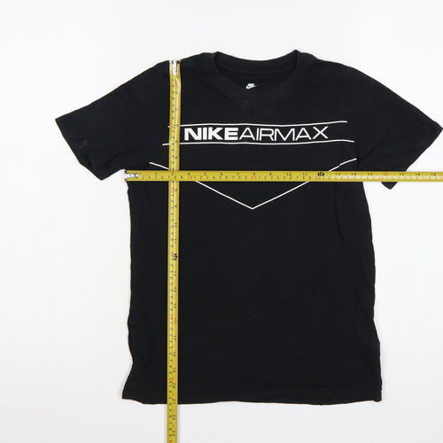 Nike Boys Black 10-12 Years Air Max Graphic Jersey T-Shirt