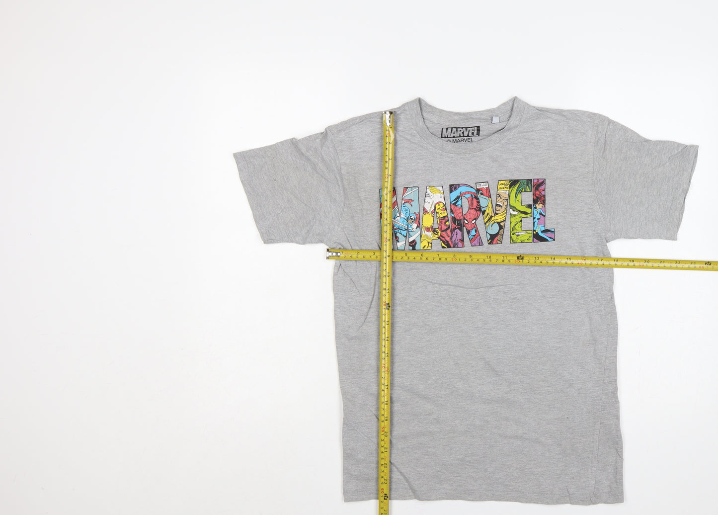 Marvel Boys Grey 12-13 Years Short Sleeve Graphic Print T-Shirt