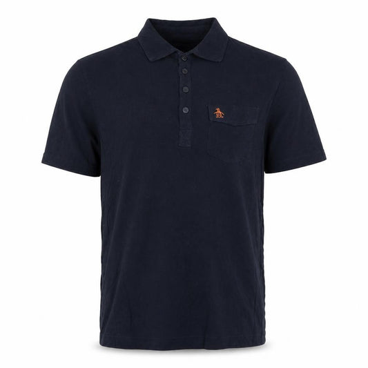 Original Penguin Men's Navy S Cotton Pocket Logo Polo Shirt
