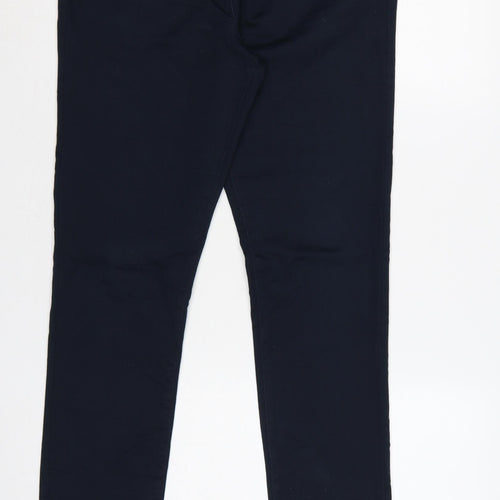 Wallis Women’s Blue UK 12 Slim Skinny Stretch Jeans Side Zip