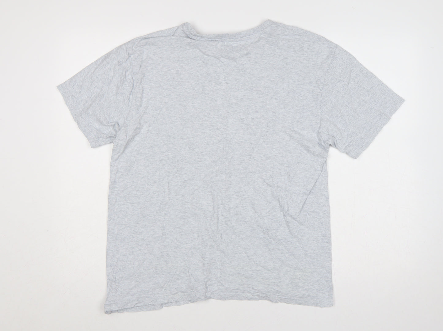 Carhartt Men Grey M Standard Crew Neck Logo T-Shirt