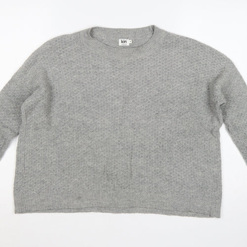 Kin by John Lewis Women’s Grey Alpaca Wool Knit Jumper Size 8