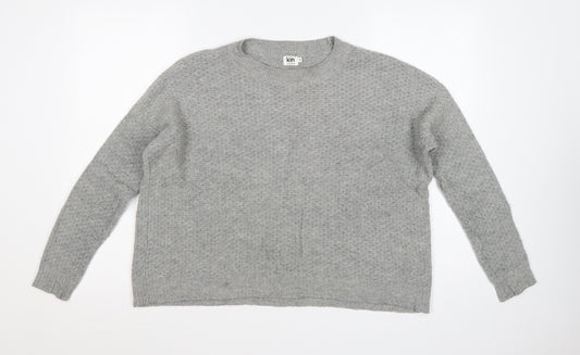 Kin by John Lewis Women’s Grey Alpaca Wool Knit Jumper Size 8