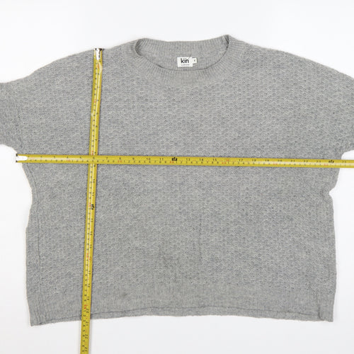 Kin by John Lewis Women’s Grey Alpaca Wool Knit Jumper Size 8