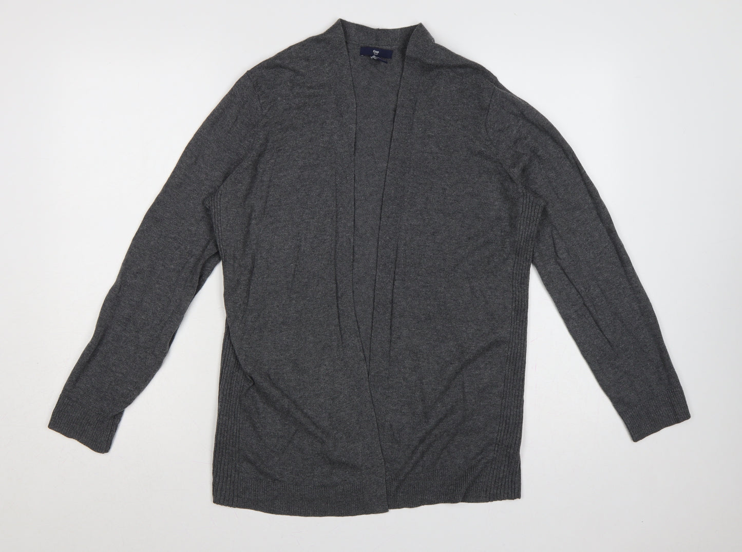 Gap Women’s Grey L Open Knit Longline Cardigan