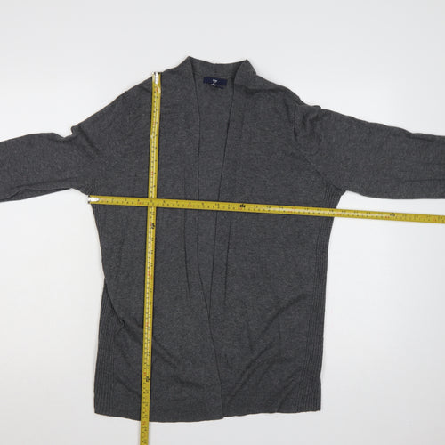 Gap Women’s Grey L Open Knit Longline Cardigan