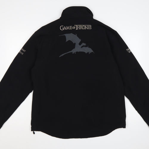 Russell Men’s Black L Game of Thrones Softshell Zip Jacket