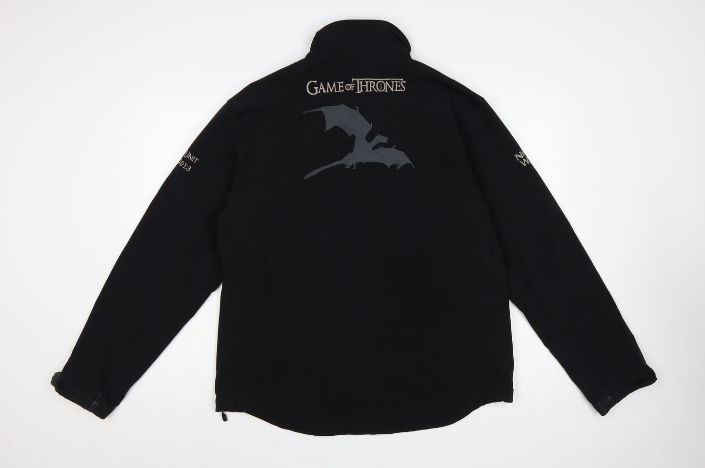 Russell Men’s Black L Game of Thrones Softshell Zip Jacket