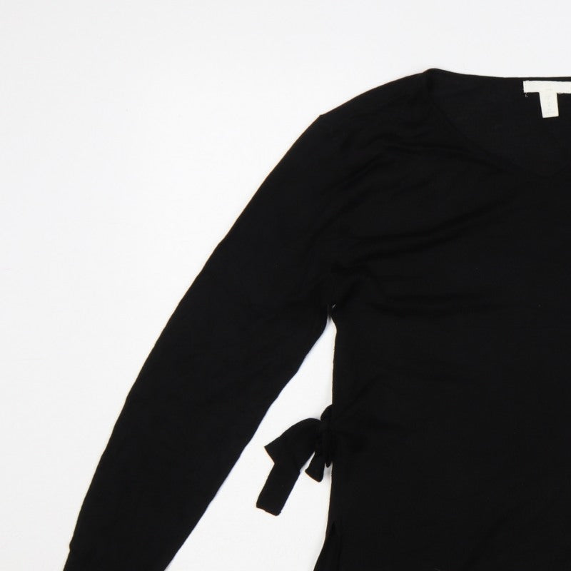 Additional view of H&M MAMA Women's Black S Maternity V-Neck Tie Tunic Jumper