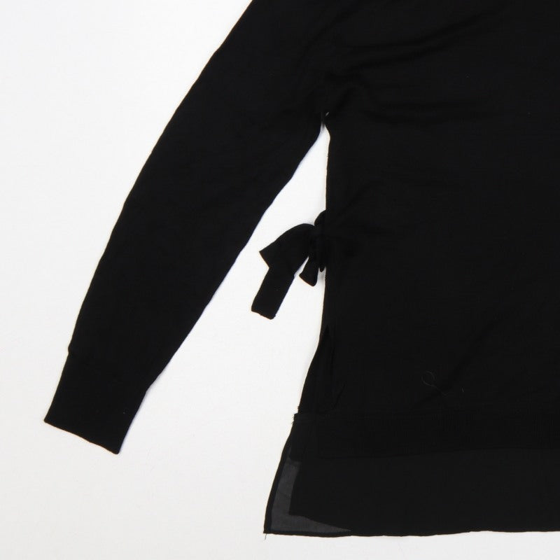 Additional view of H&M MAMA Women's Black S Maternity V-Neck Tie Tunic Jumper