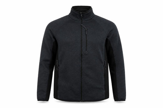 Mountain Warehouse Men's Black L Basic Jacket Full Zip Soft Shell