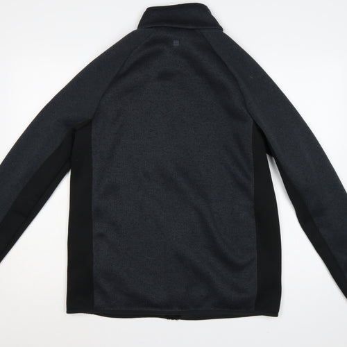 Mountain Warehouse Men's Black L Basic Jacket Full Zip Soft Shell
