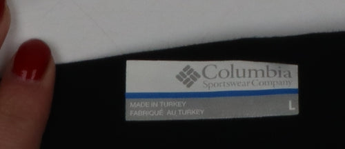 Columbia Men’s Black L Mountain Logo Graphic Crew Neck T-Shirt