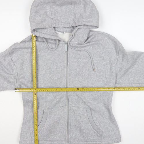 USA Pro Women’s Grey UK 16 Full Zip Hooded Fleece Hoodie