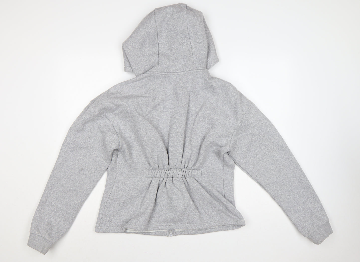 USA Pro Women’s Grey UK 16 Full Zip Hooded Fleece Hoodie