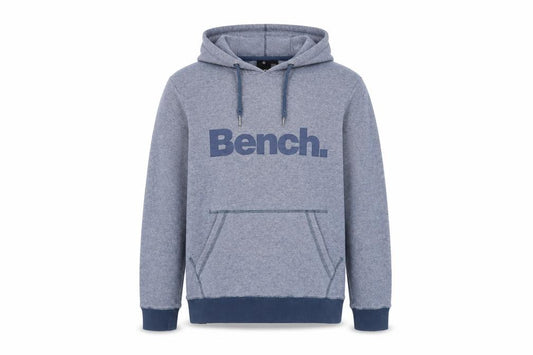 Bench Men’s Blue M Pullover Hoodie Logo Graphic Pocket