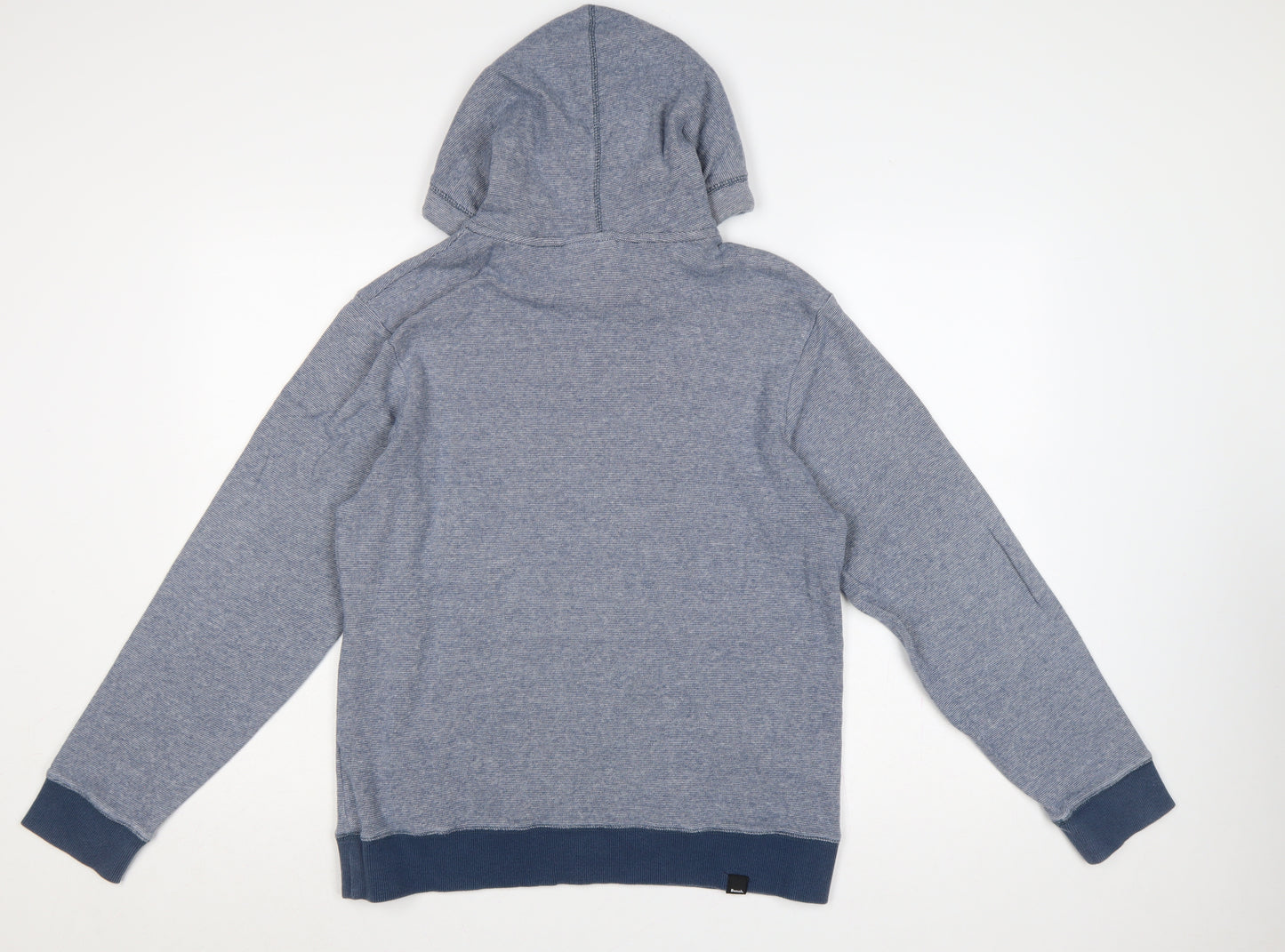 Bench Men’s Blue M Pullover Hoodie Logo Graphic Pocket