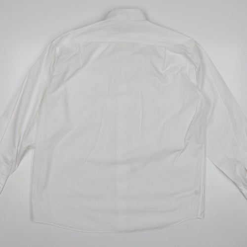 Marks and Spencer Men’s White 16.5 Pleated Wing Collar Dress Shirt