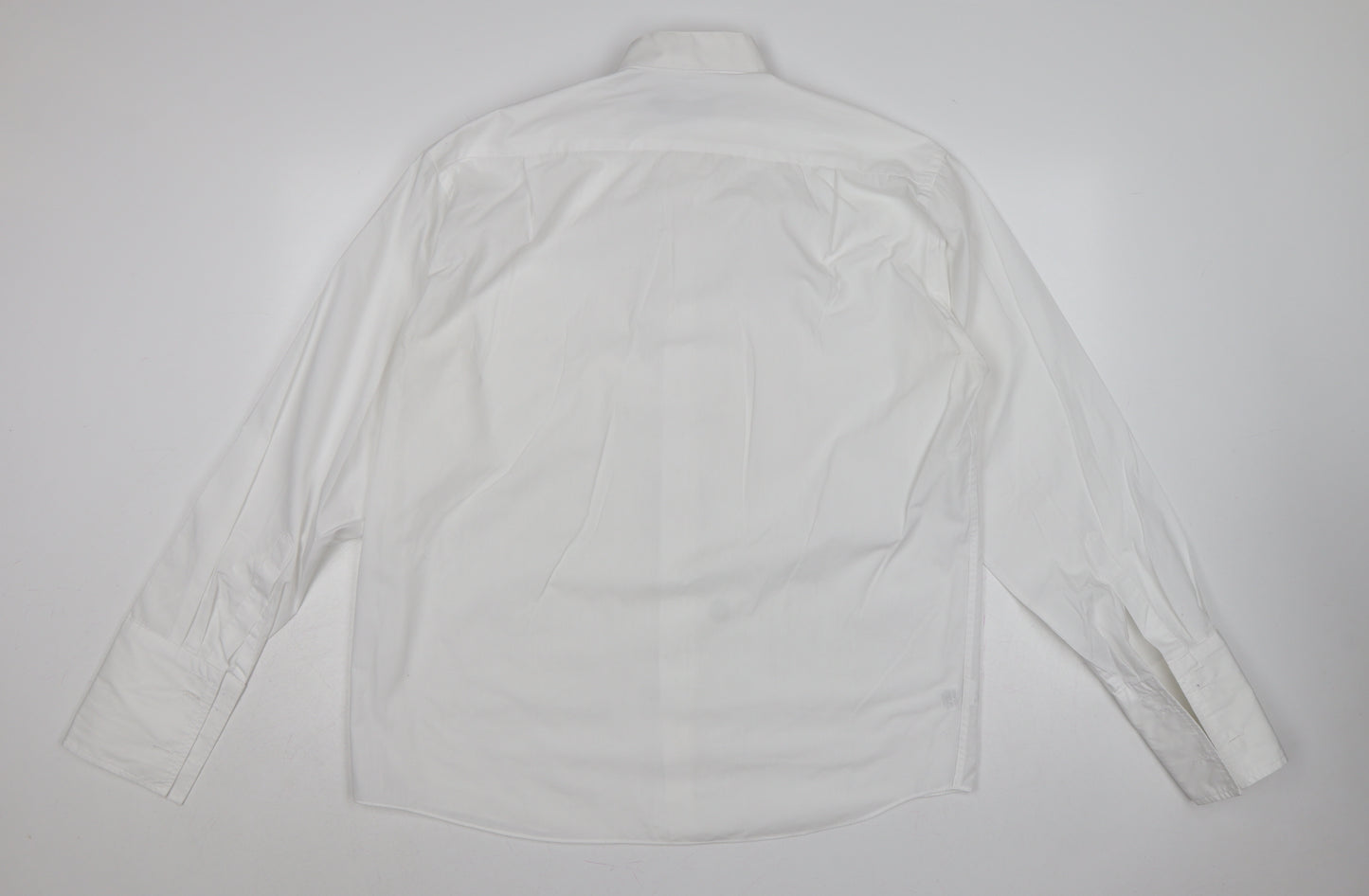 Marks and Spencer Men’s White 16.5 Pleated Wing Collar Dress Shirt