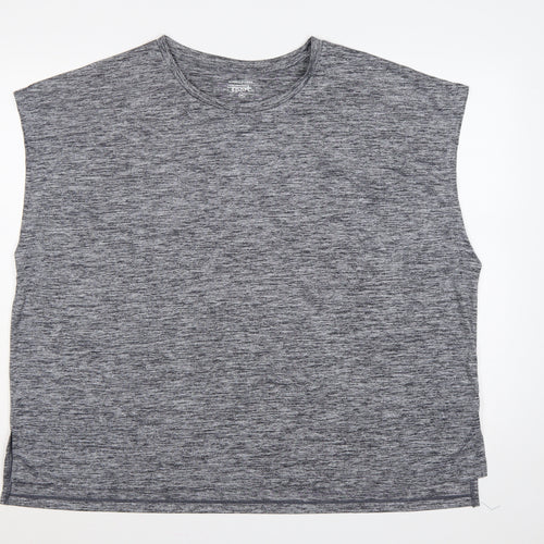 Dunnes Stores Women Grey 2XL Basic Sport Gym Training T-Shirt