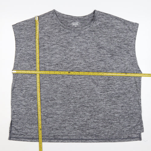 Dunnes Stores Women Grey 2XL Basic Sport Gym Training T-Shirt