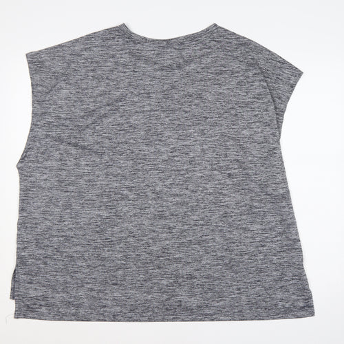 Dunnes Stores Women Grey 2XL Basic Sport Gym Training T-Shirt