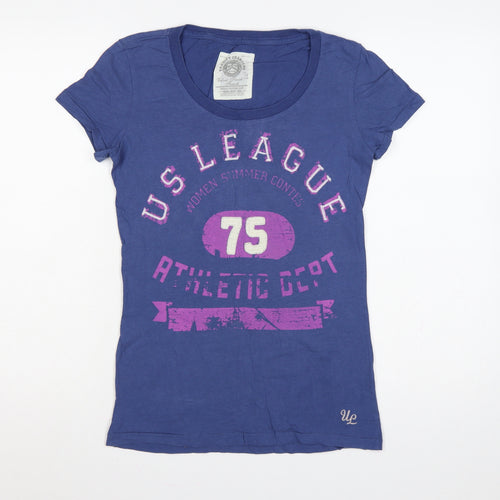 Varsity Champion Women’s Blue UK 12 College Graphic Short Sleeve T-Shirt