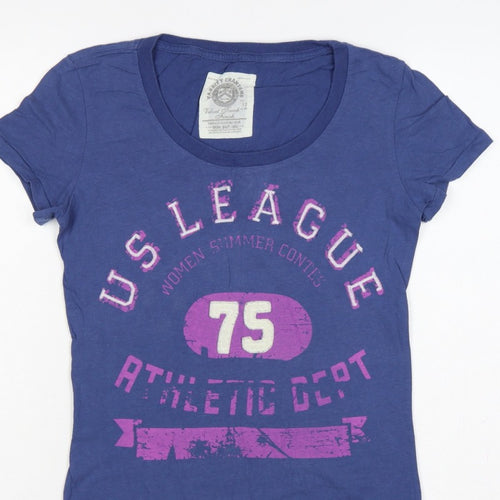 Varsity Champion Women’s Blue UK 12 College Graphic Short Sleeve T-Shirt